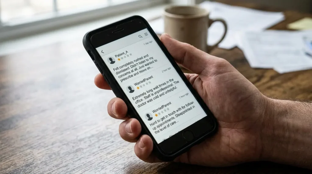 smartphone negative reviews Churchland Psychiatric Doctors