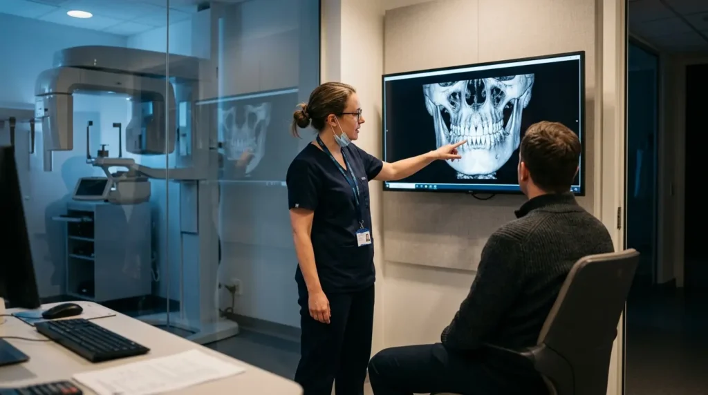 Examining Patient Jaw Xray TMJ Treatment Cost Around The World